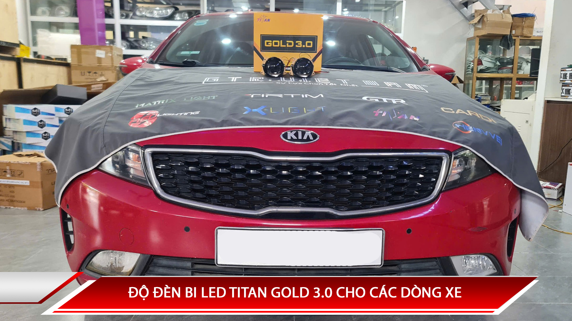 ĐỘ ĐÈN BI LED TITAN GOLD 3.0 CHO CÁC DÒNG XE